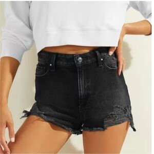 Guess High Waist Denim Shorts
